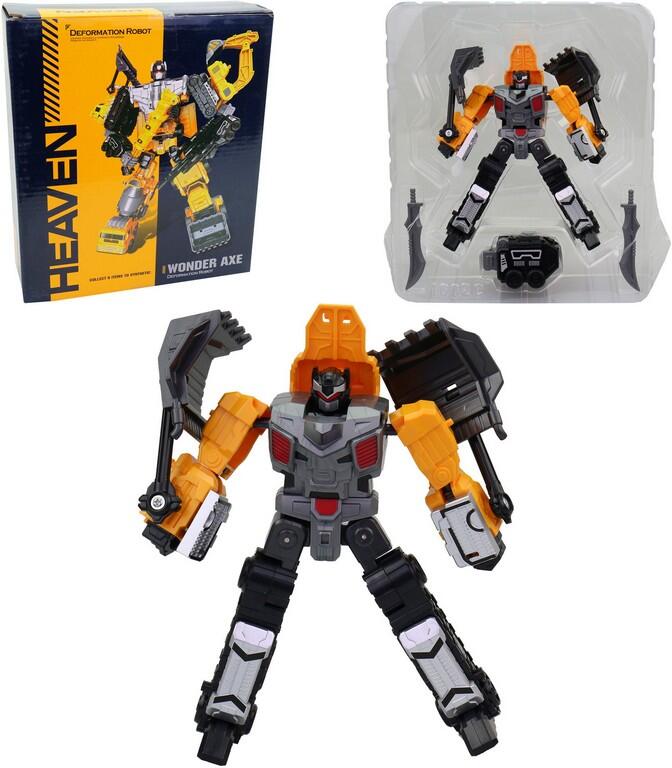 Robot, transformace, buldozer