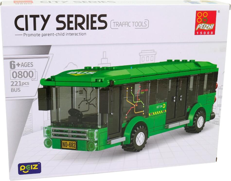 Malý mechanik kostky, autobus, 221 kostek