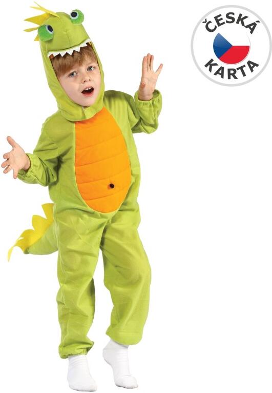 Šaty na karneval - dinosaurus, 80 - 92 cm