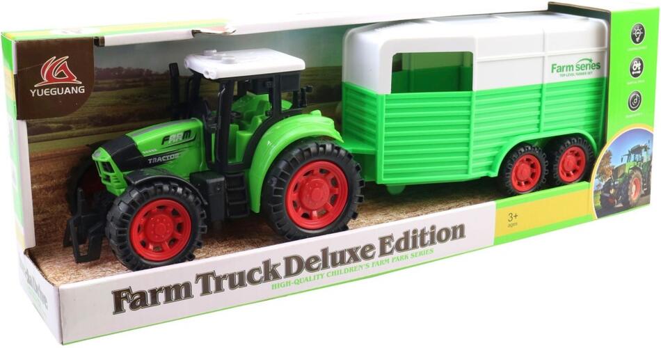 Traktor s přívěsem, 40 x 10 x 14cm