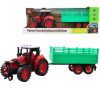 Traktor s přívěsem 40 x 10 x 14cm