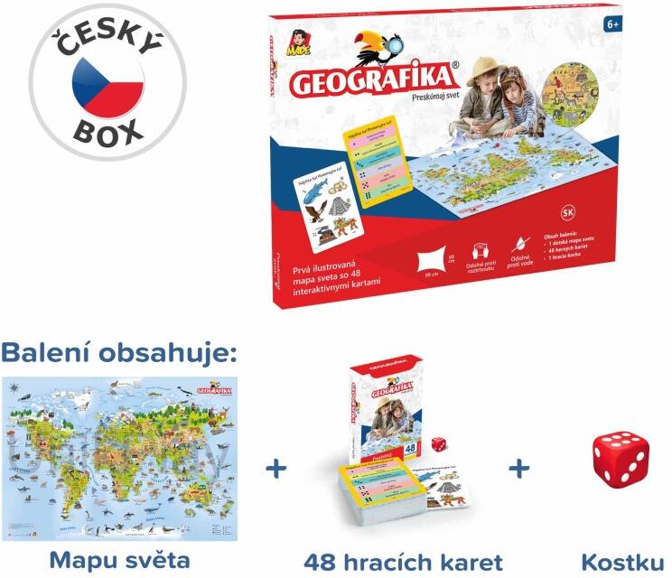 Vědomostní hra Geografika CZ Made 25475