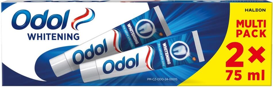 Odol Whitening zubní pasta Duo Pack, 2 × 75 ml