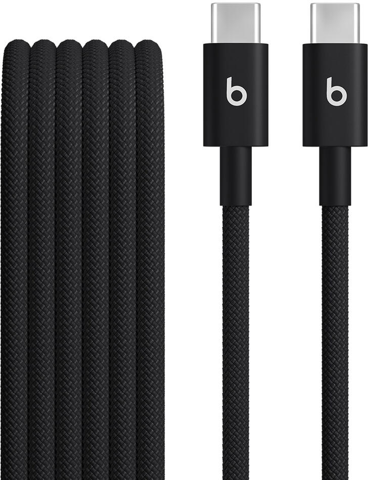 Apple beats 240W USB-C/USB-C Braided Cable (3m)- Black (MHX64EE/A)