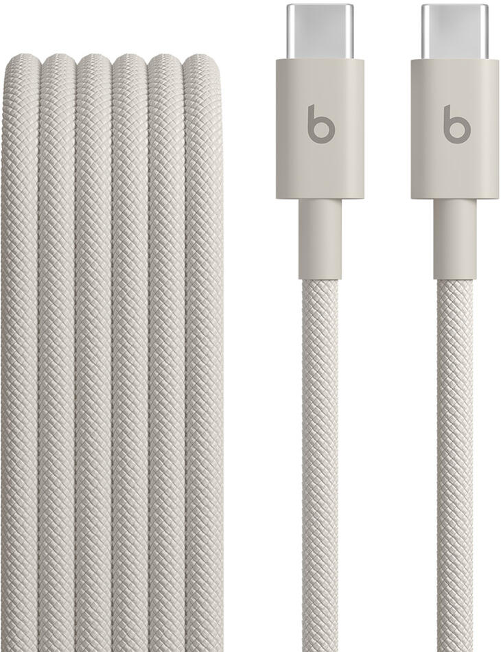 Apple beats 240W USB-C/USB-C Braided Cable (3m)-S.Stone (MHX74EE/A)