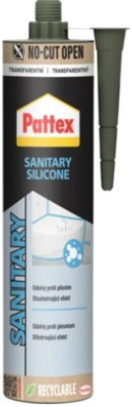 PATTEX Sanitární silikon, transparentní, 280 ml