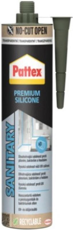 PATTEX Sanitární silikon Premium, transparentní, 280 ml