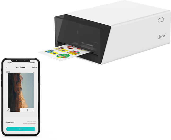 Přenosná fototiskárna Liene Pix Cut 2 v 1