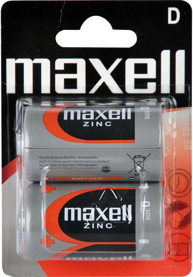 Baterie MAXELL R20 2BP