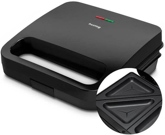 Sendvičovač Huslog pro 2 sendviče 800W černý