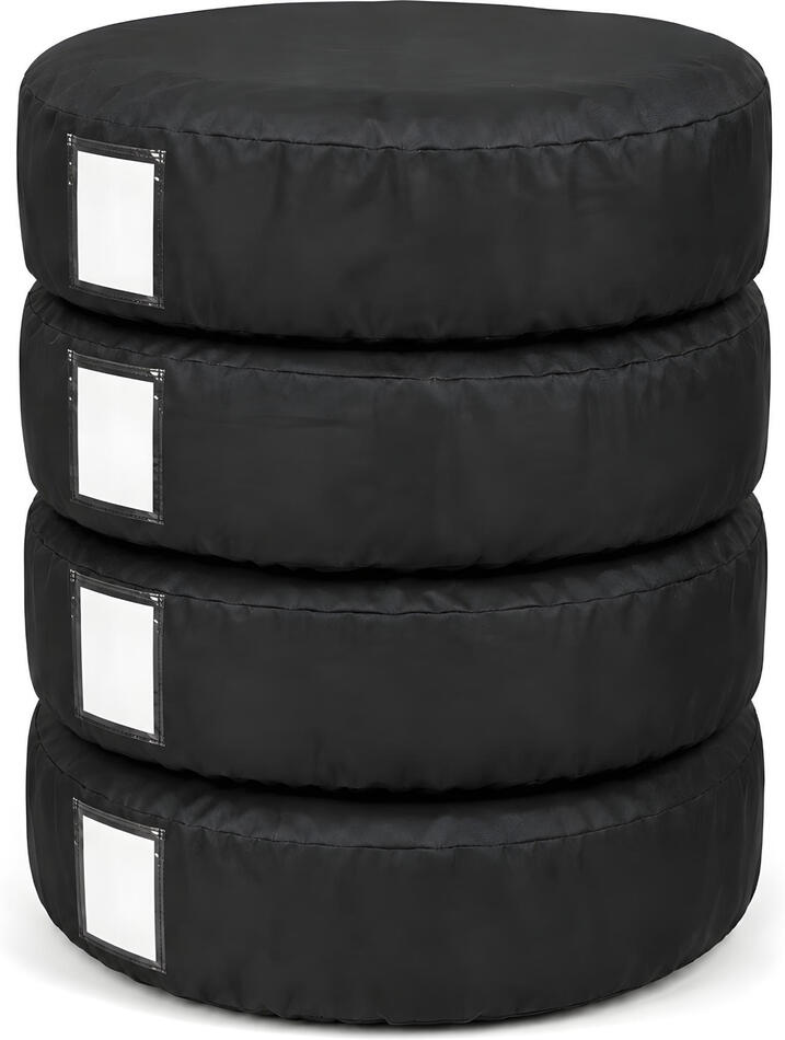 Ochranné obaly na pneumatiky CAR TIRE COVER BASIC L, max. průměr 65 x 25 cm, 4 ks SIXTOL