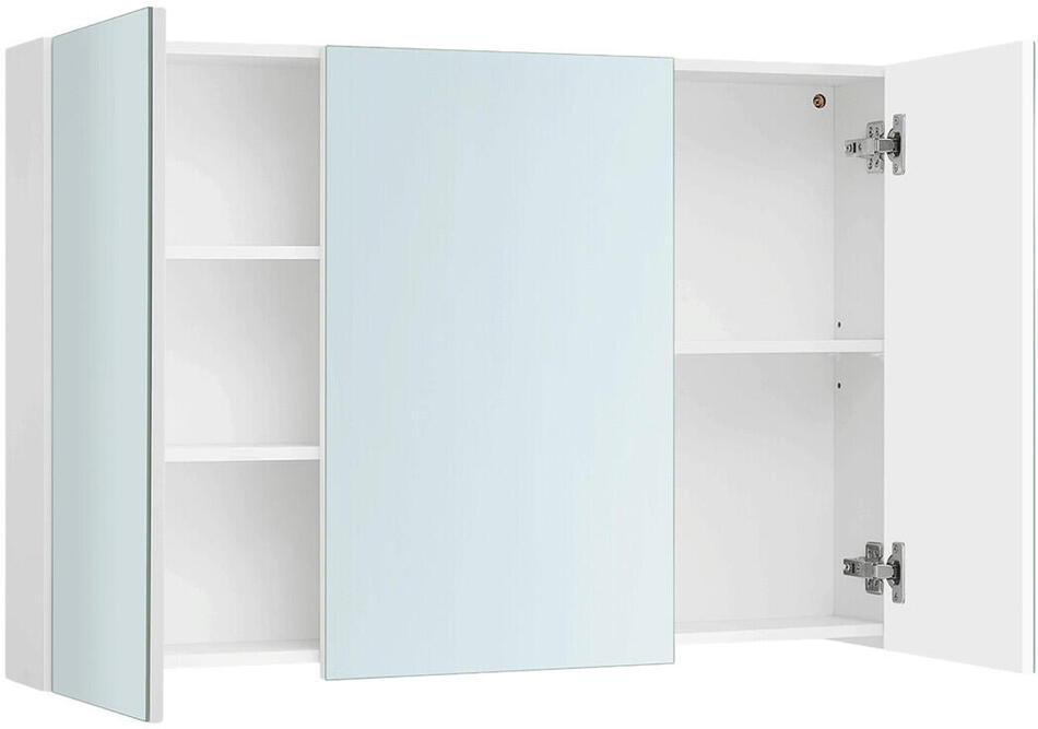 Skříňka se zrcadlem, mdf, bílá, AZR-E1132 WT Autronic