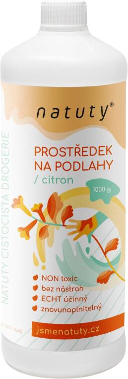 Natuty Prostředek na podlahy s vůní citronu 1 000 ml