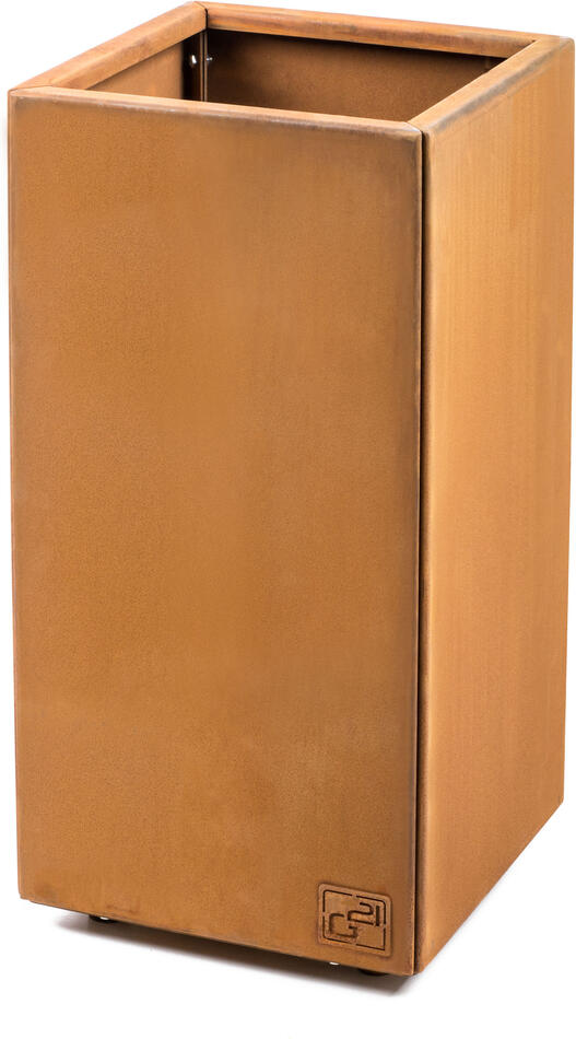 Květináč G21 Corten Square, 30 x 60 x 30 cm