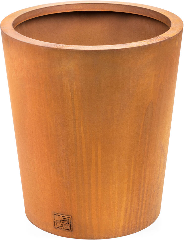 Květináč G21 Corten Round, 45 x 50 x 45 cm