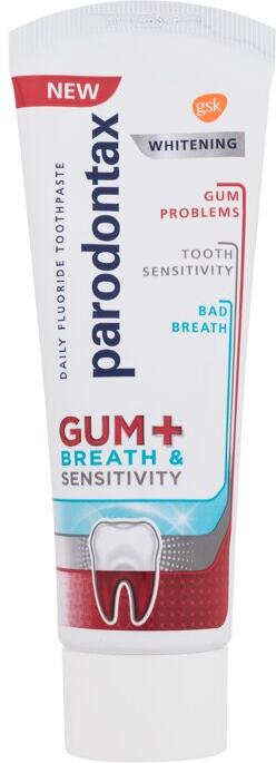 Zubní pasta Parodontax Gum+ Breath & Sensitivity Whitening, 75 ml