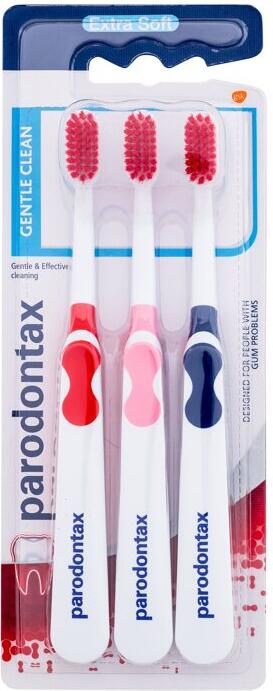 Klasický zubní kartáček Parodontax Gentle Clean Extra Soft, 3 ml (Trio)