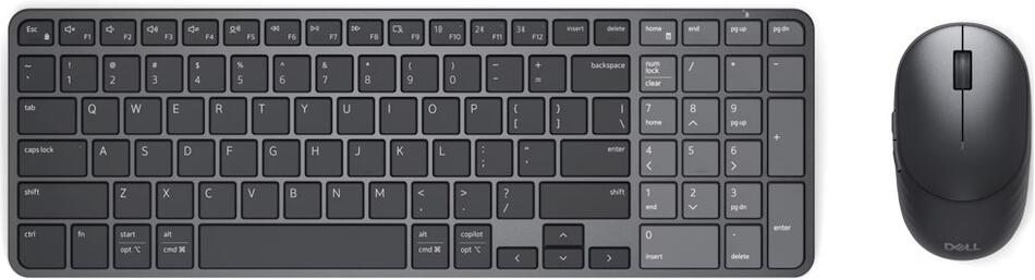 DELL PRO KM746 nabíjecí bezdrátová klávesnice a myš GER/ německá - černá (580-BDRN)