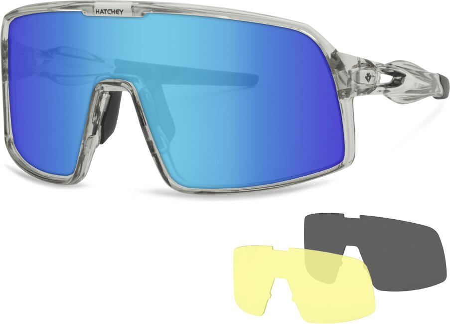 Hatchey Republic Plus ice blue, smoke clear