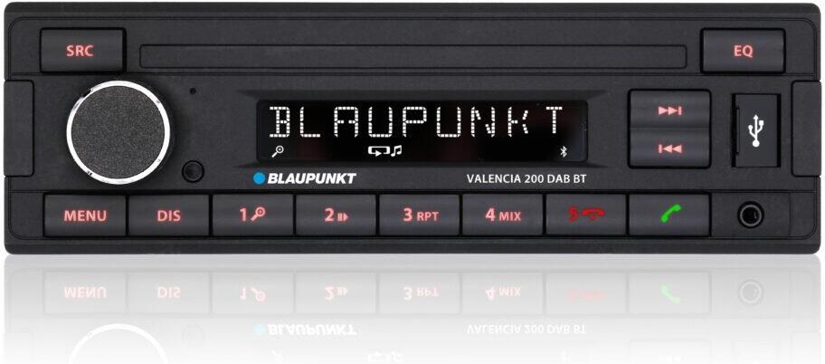 Autorádio BLAUPUNKT Valencia 200 DAB BT, 1DIN
