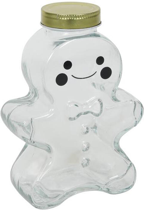 HIT skleněná dóza s víčkem 450ml perníček