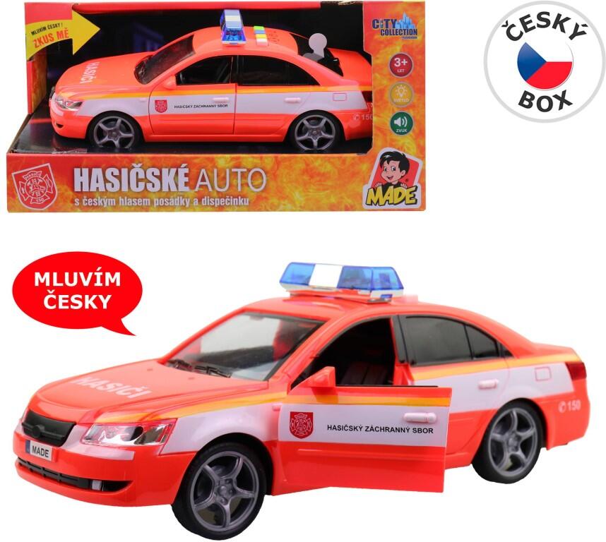 Hasičské osobní auto s českým hlasem, CZ box