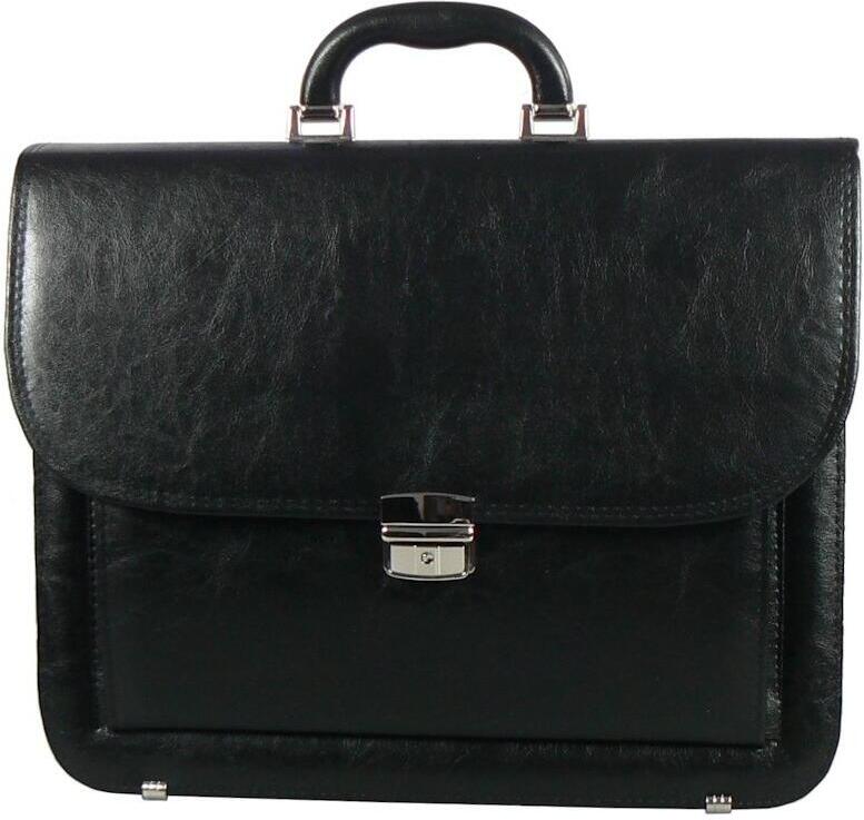 Aktovka REAbags 7416-TR - černá / nikl