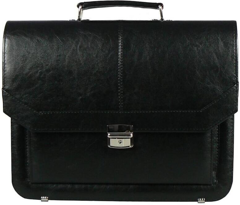 Aktovka REAbags 7253 - černá / nikl