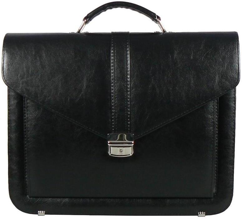 Aktovka REAbags 7173 - černá / nikl