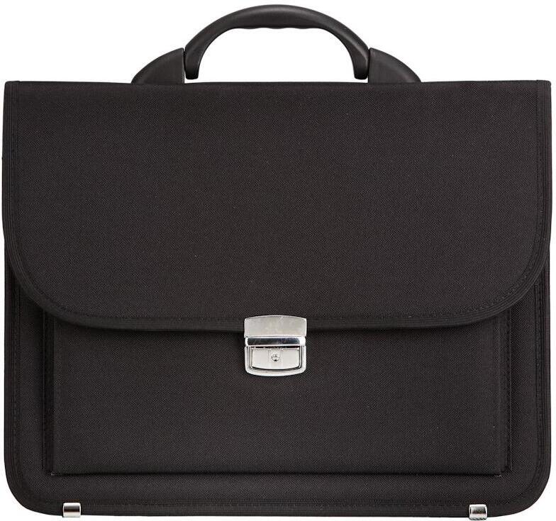 Aktovka REAbags 7416-T - černá / nikl