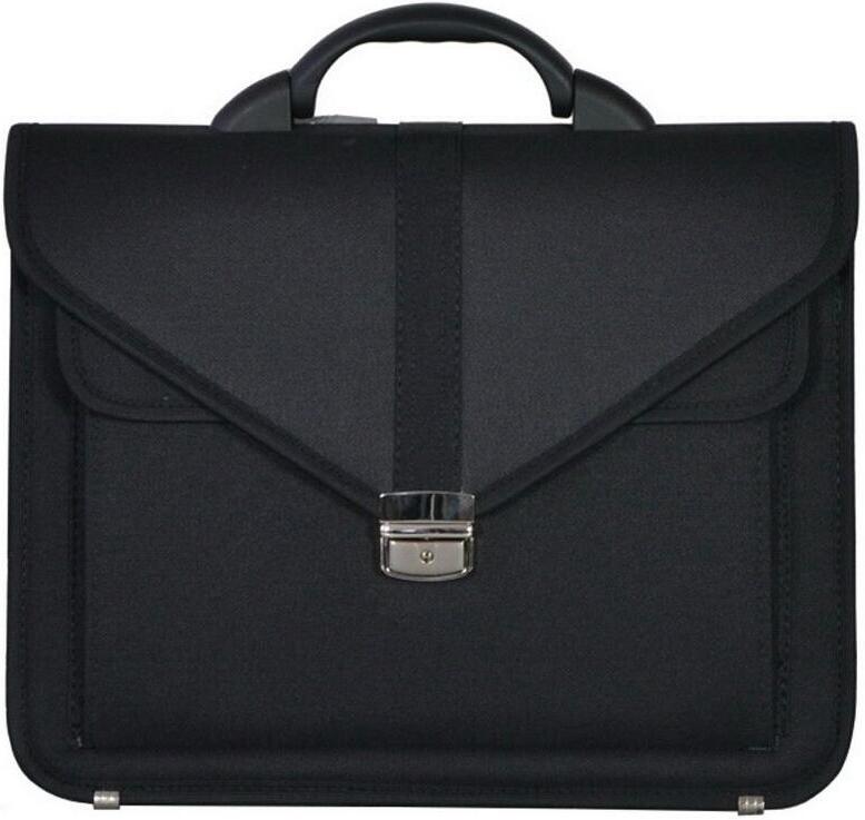 Aktovka REAbags 7173B-T - černá / nikl