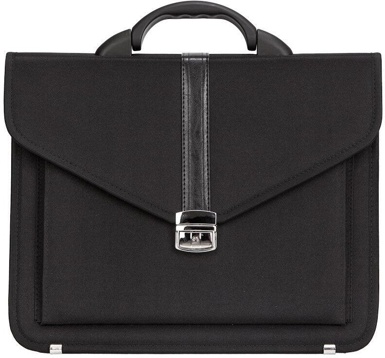 Aktovka REAbags 7173-T - černá / nikl