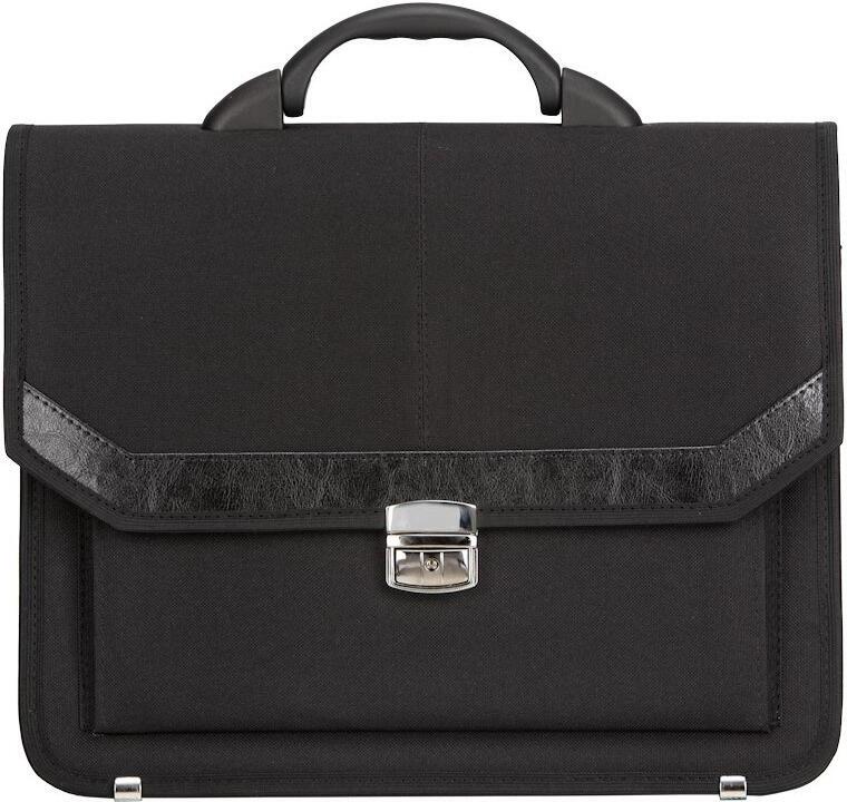 Aktovka REAbags 7253-T - černá / nikl