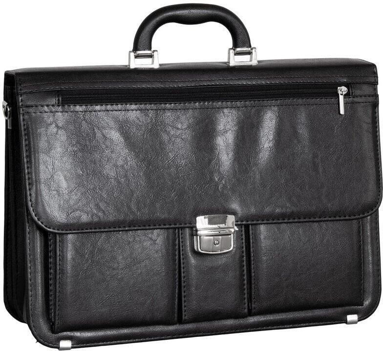 Aktovka REAbags 8001/1-TR - černá / nikl