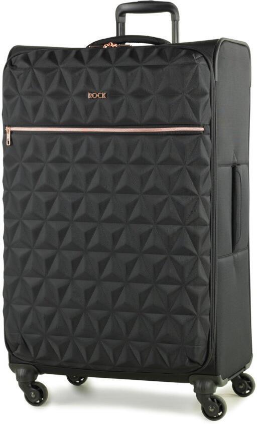 Textilní kufr ROCK Jewel L - černá