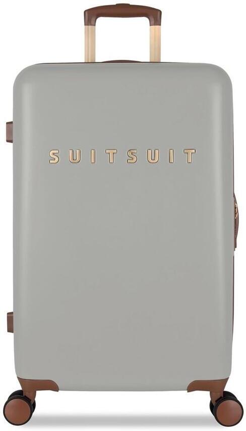 Plastový kufr SUITSUIT® Fab Seventies Limestone M - šedá