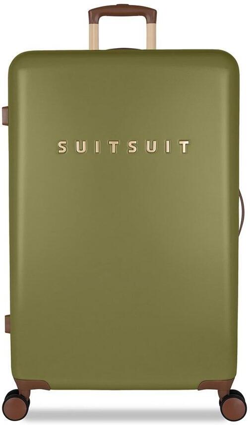 Plastový kufr SUITSUIT® Fab Seventies Martini Olive L - zelená