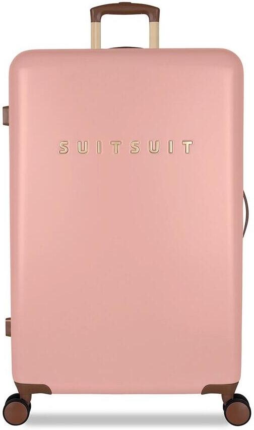 Plastový kufr SUITSUIT® Fab Seventies Coral Cloud L - růžová