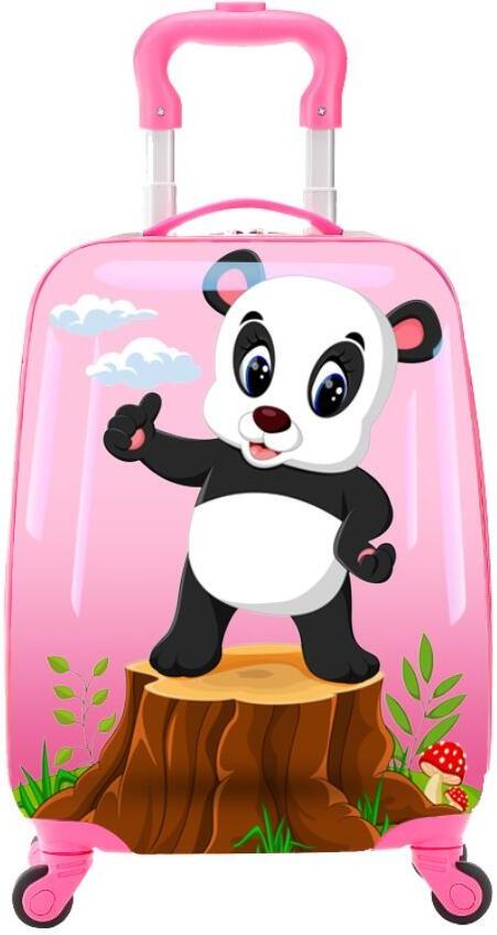 Dětský kufr TUCCI Peppy Panda - růžová