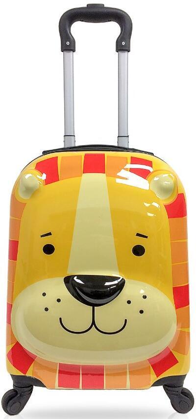 Dětský kufr TUCCI 3D Lion Buddy - žlutá