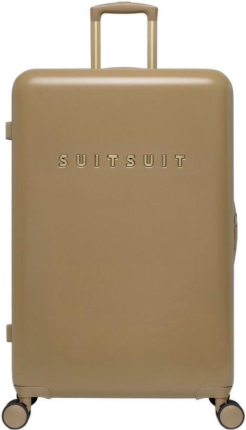 Plastový kufr SUITSUIT® Fusion Iced Coffee L - hnědá
