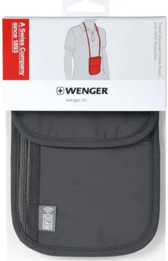 Bezpečnostní pouzdro na krk WENGER 606962 - šedá