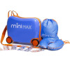 Dětský kufr AEROLITE MiniMax Ride-On - modrá