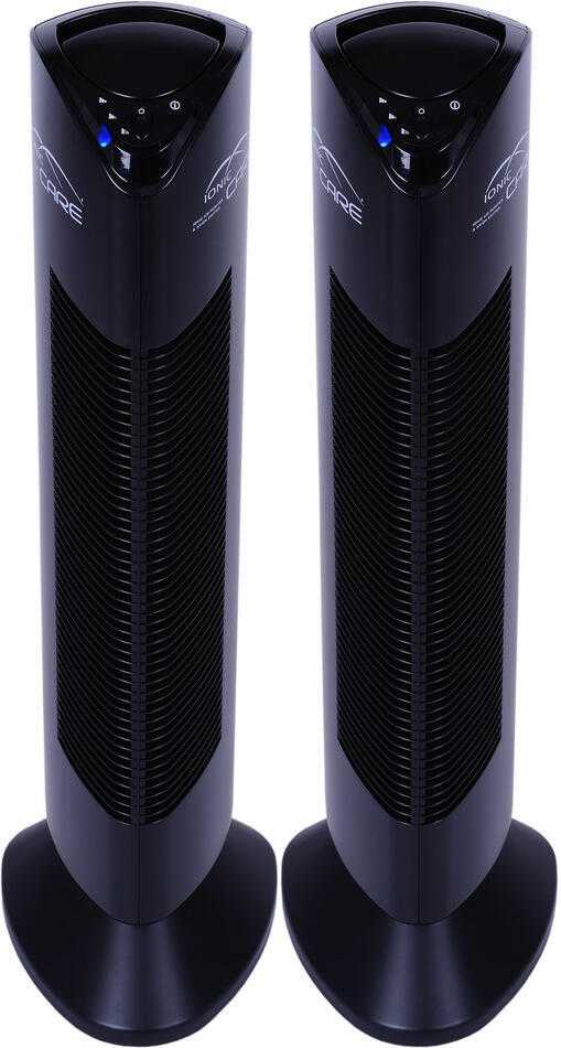 SET Čistička vzduchu Ionic Care Triton X6 s ionizátorem černá, 2ks