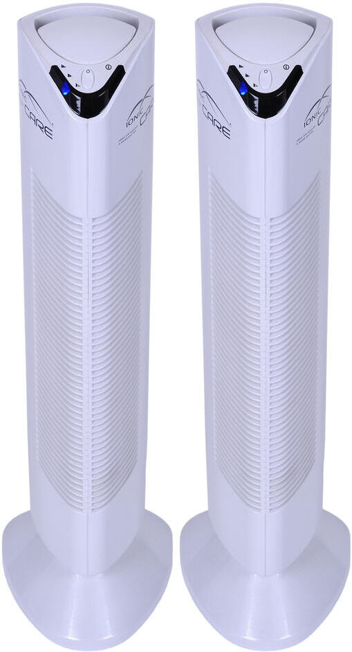 SET Čistička vzduchu Ionic Care Triton X6 s ionizátorem perleťově bílá, 2ks