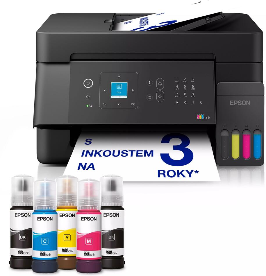Epson EcoTank / L5390 / Tisk / Ink / A4 / LAN / WiFi / USB (C11CL59403)