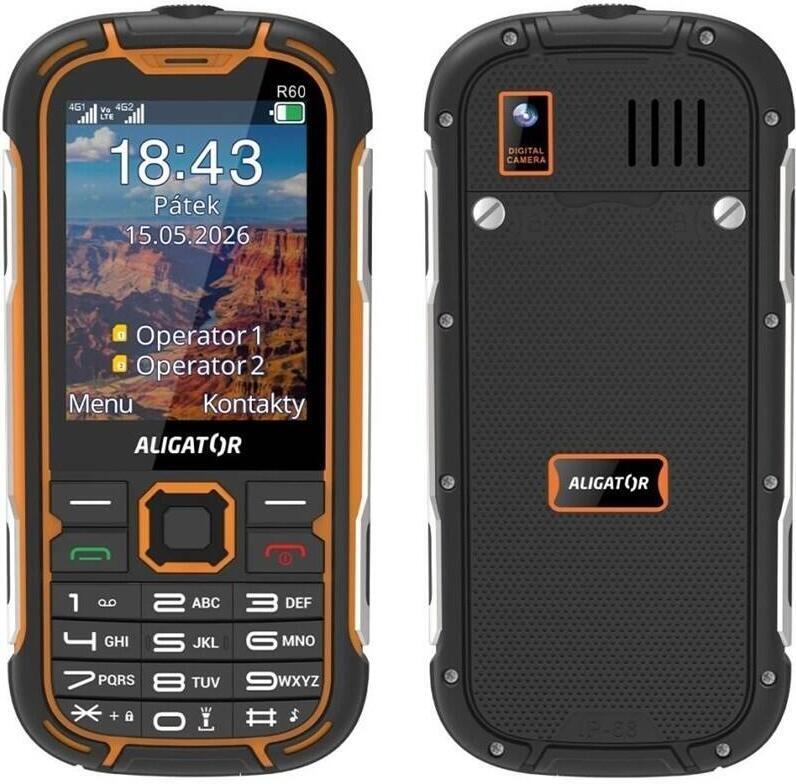ALIGATOR R60 4G eXtremo černo-oranžový