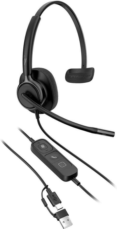 HP Poly Mission 415 náhlavní souprava Mono USB-C +USB-C/A (C01B2AA#AC3)