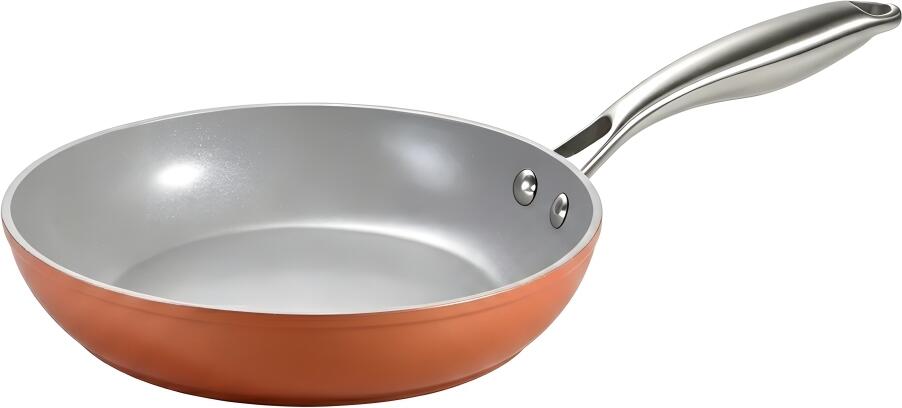 CS KOCHSYSTEME Pánev s keramickým povrchem Terra 24 cm oranžová CS-109356