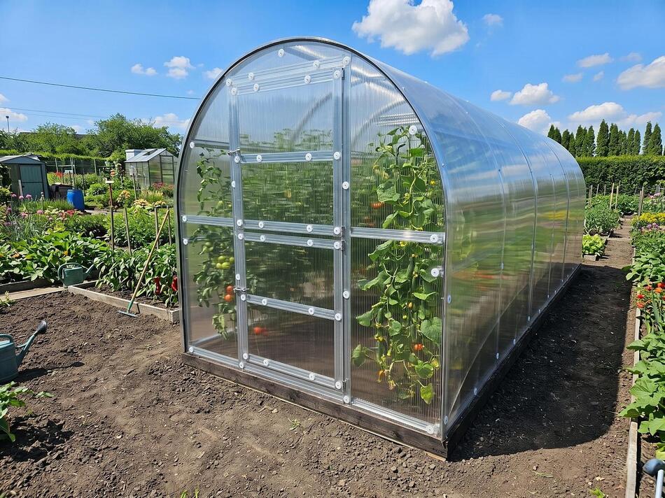 Skleník LANITPLAST KYKLOP2 2x6 m PC 4 mm LG4756